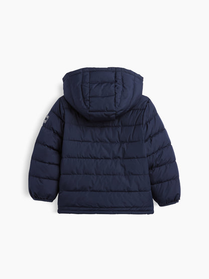 Lacivert Puffer Şişme Mont