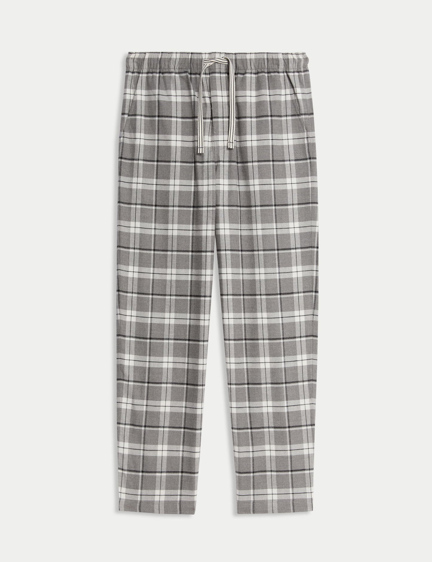 Pamuklu Kareli Pijama Altı