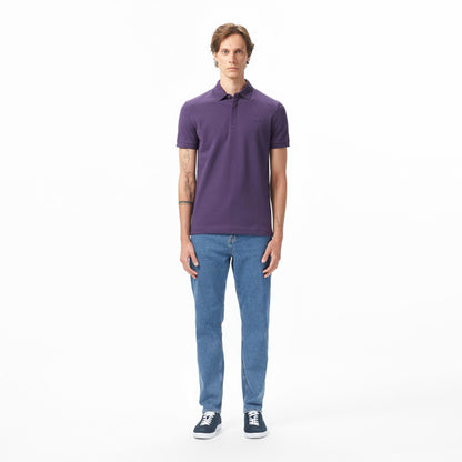 Lacoste Paris Erkek Regular Fit Mor Polo