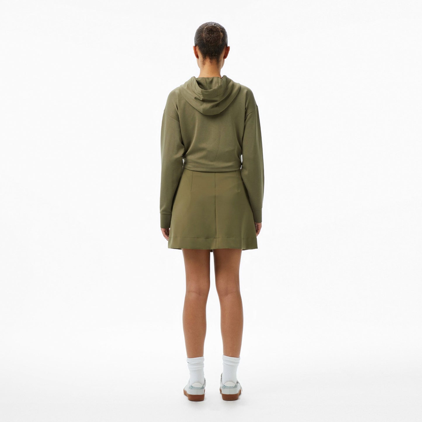 Lacoste Kadın Classic Fit Haki Etek