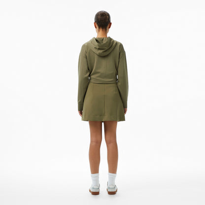 Lacoste Kadın Classic Fit Haki Etek