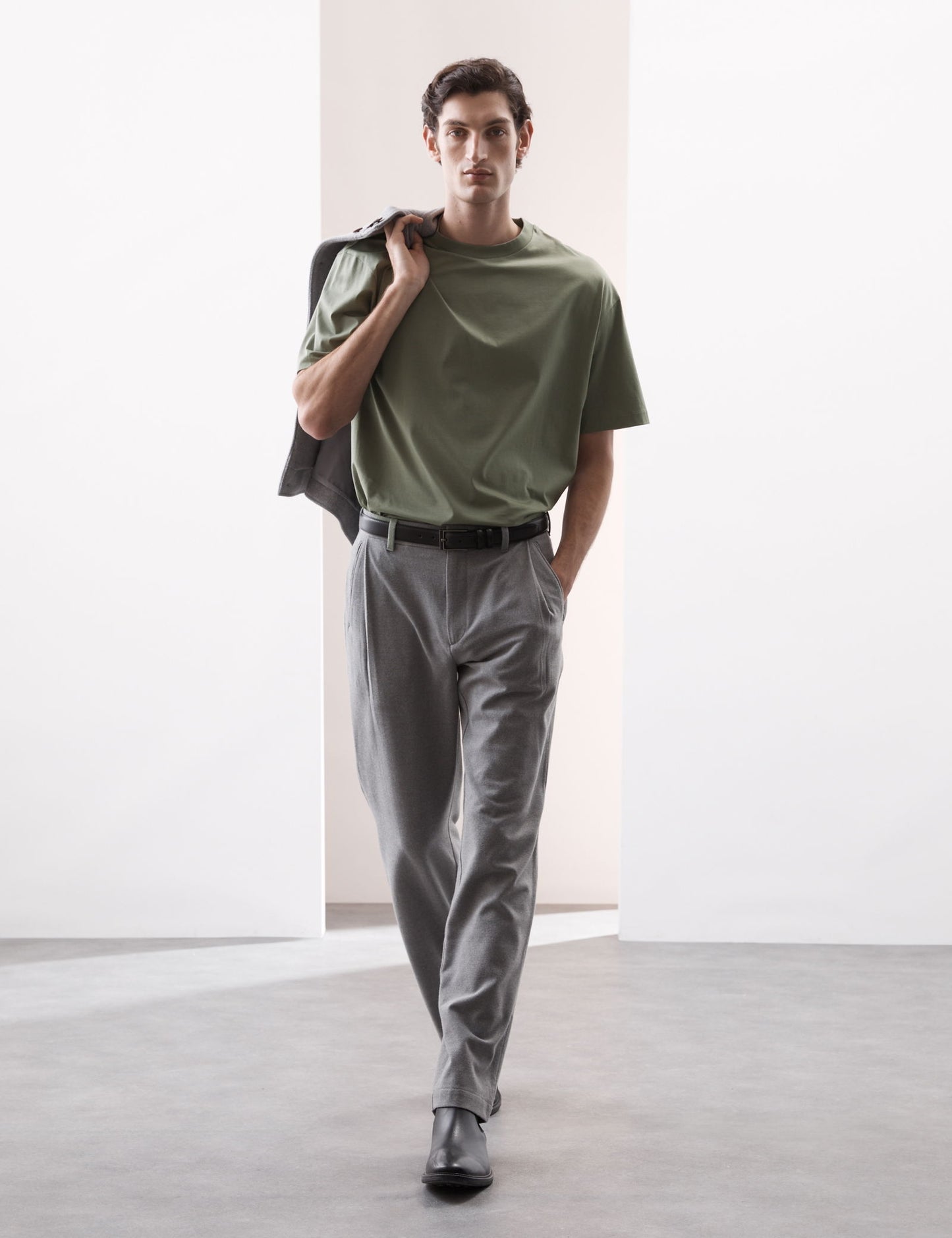 Saf Supima Pamuklu Oversize T-shirt