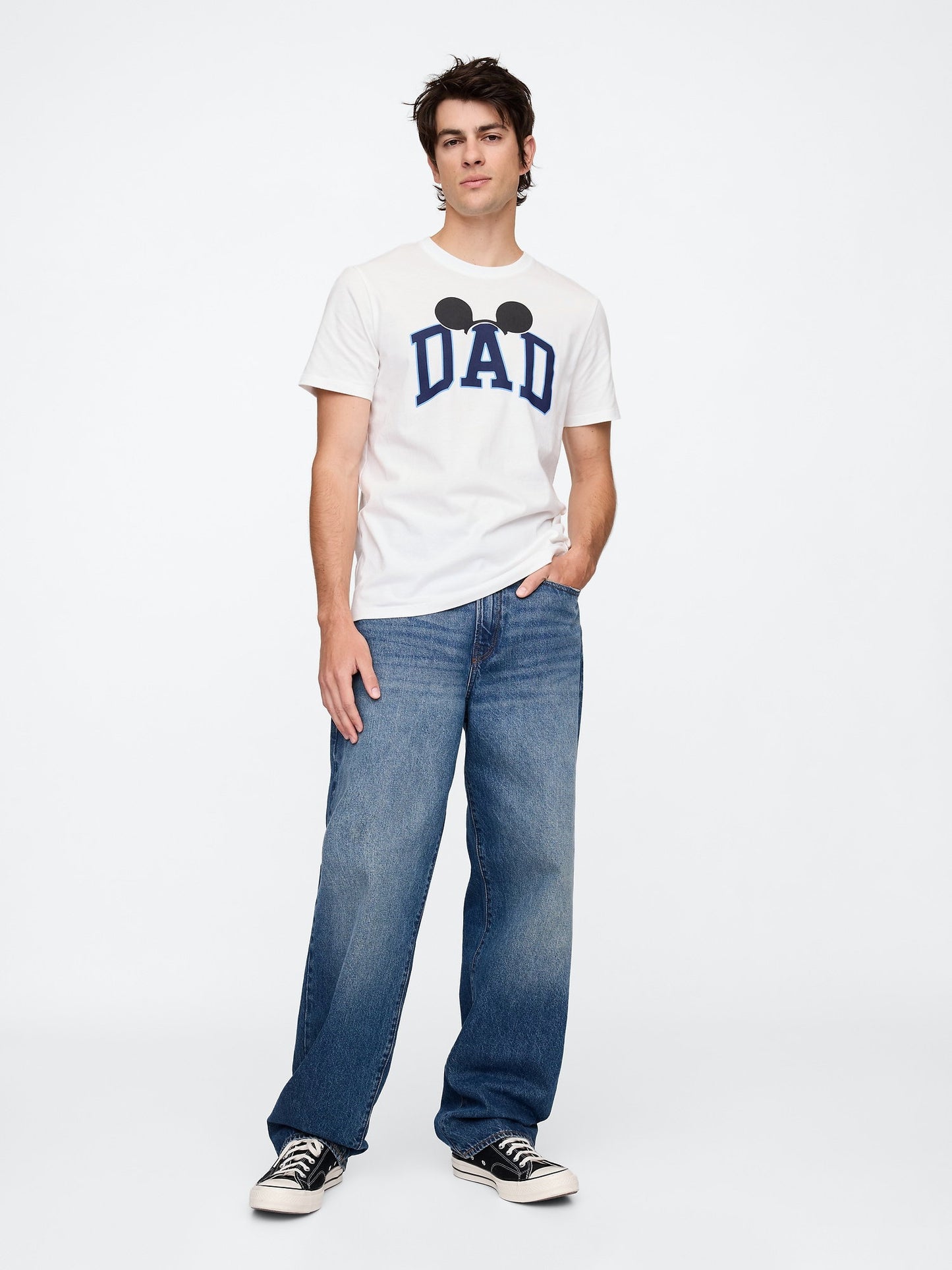 Beyaz Disney Everyday Soft Grafik T-shirt