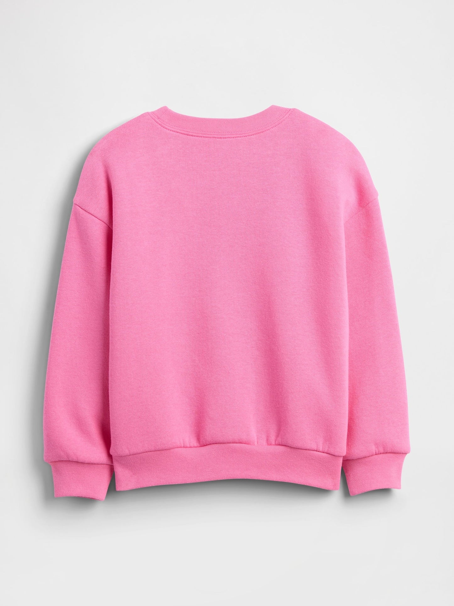 Pembe Grafik Baskılı Sweatshirt