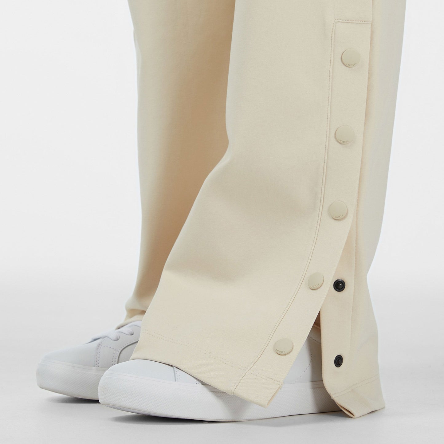 Lacoste Kadın Straight Fit Krem Eşofman Altı