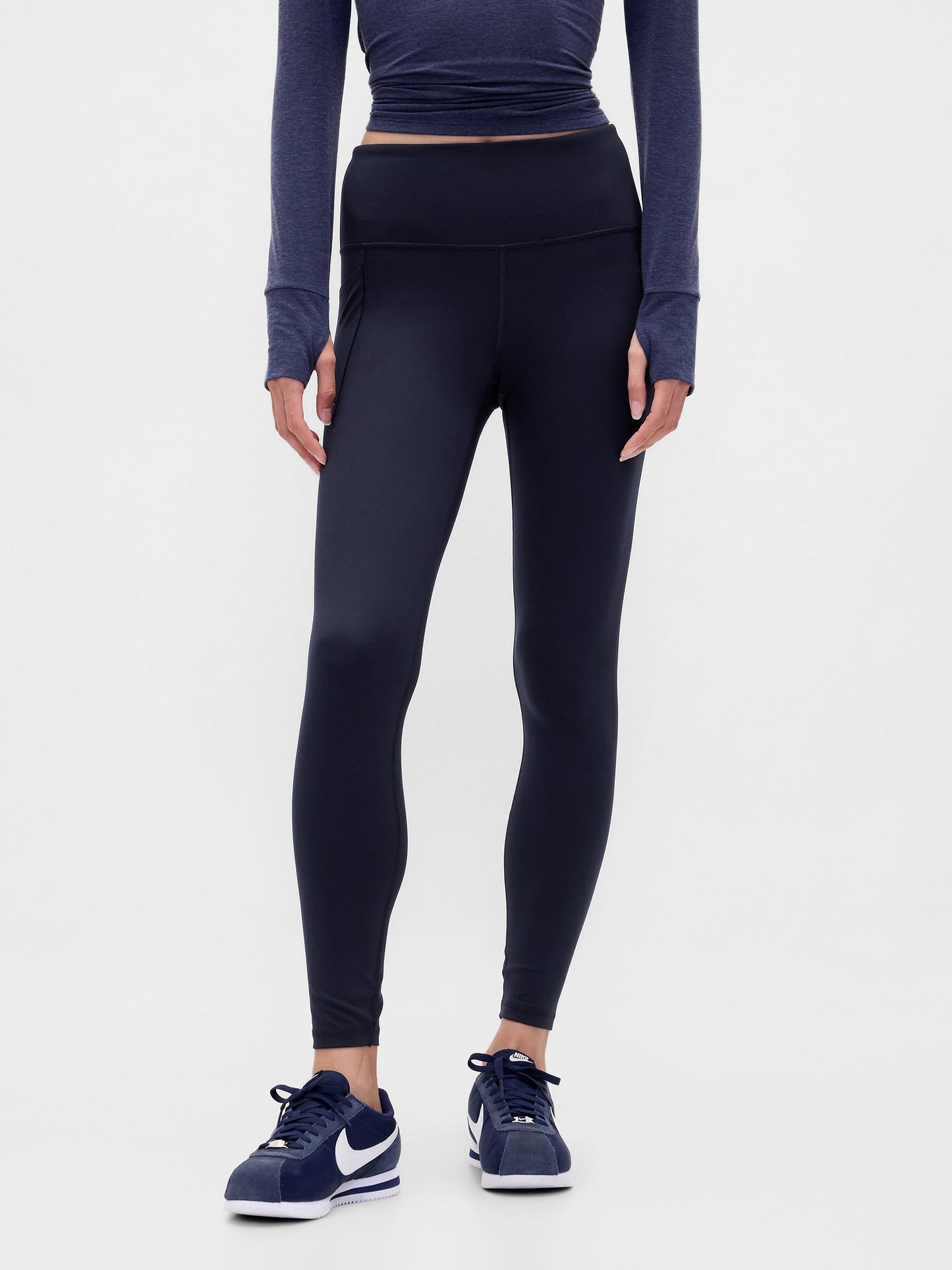 Lacivert Gapfit High Rise Power Full Length Tayt