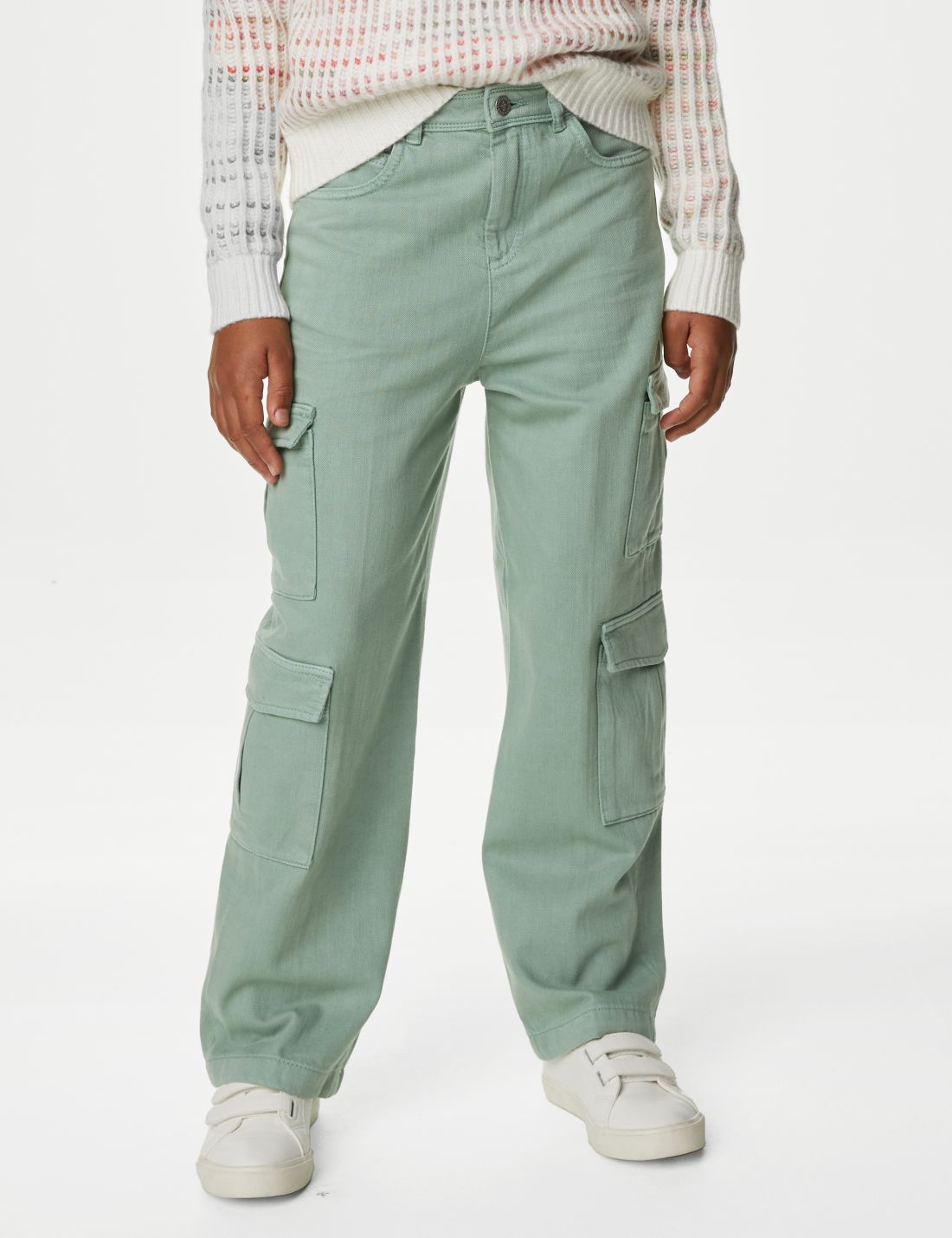 Straight Denim Kargo Jean (6-16 Yaş)