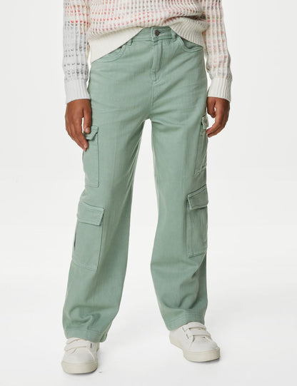 Straight Denim Kargo Jean (6-16 Yaş)