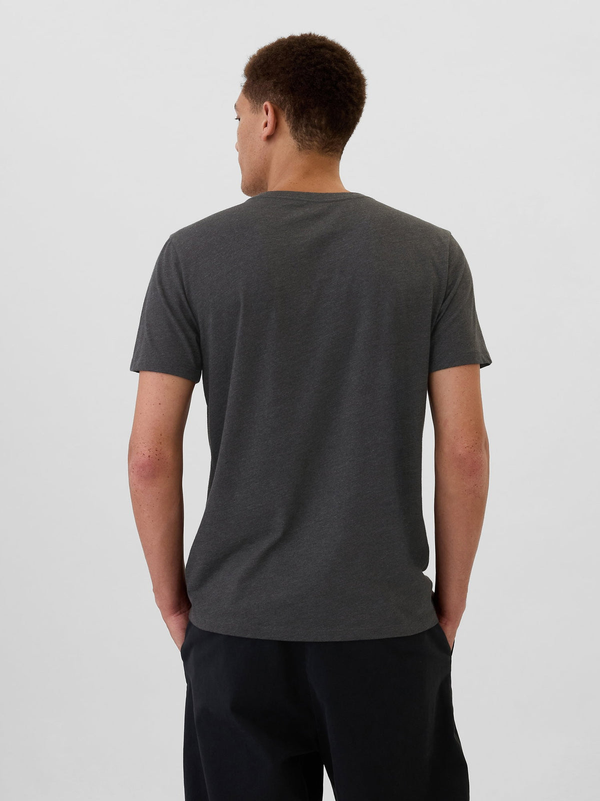 Siyah Gap Logo Everyday Soft T-shirt
