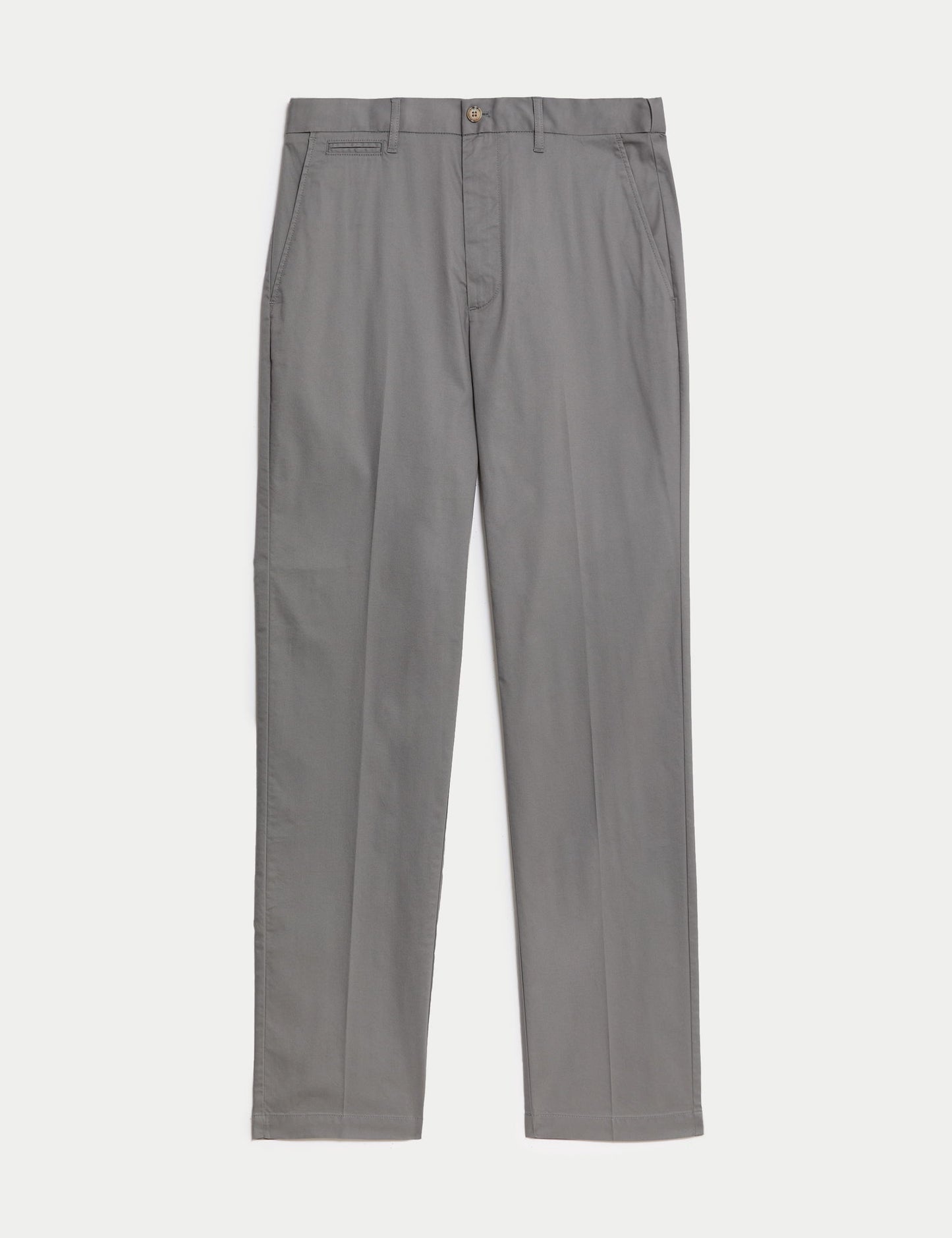 Regular Fit Hafif Dokulu Chino Pantolon