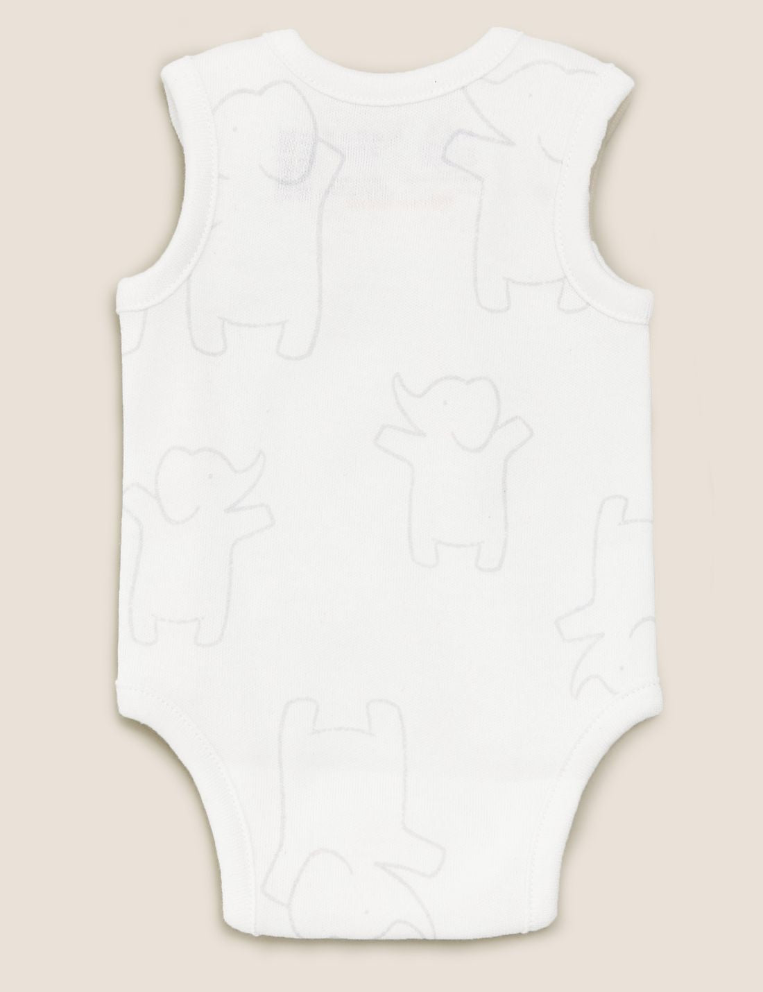 Saf Pamuklu 3'lü Prematüre Bodysuit