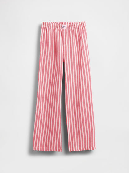 Kırmızı Recycled Flannel Pijama Altı