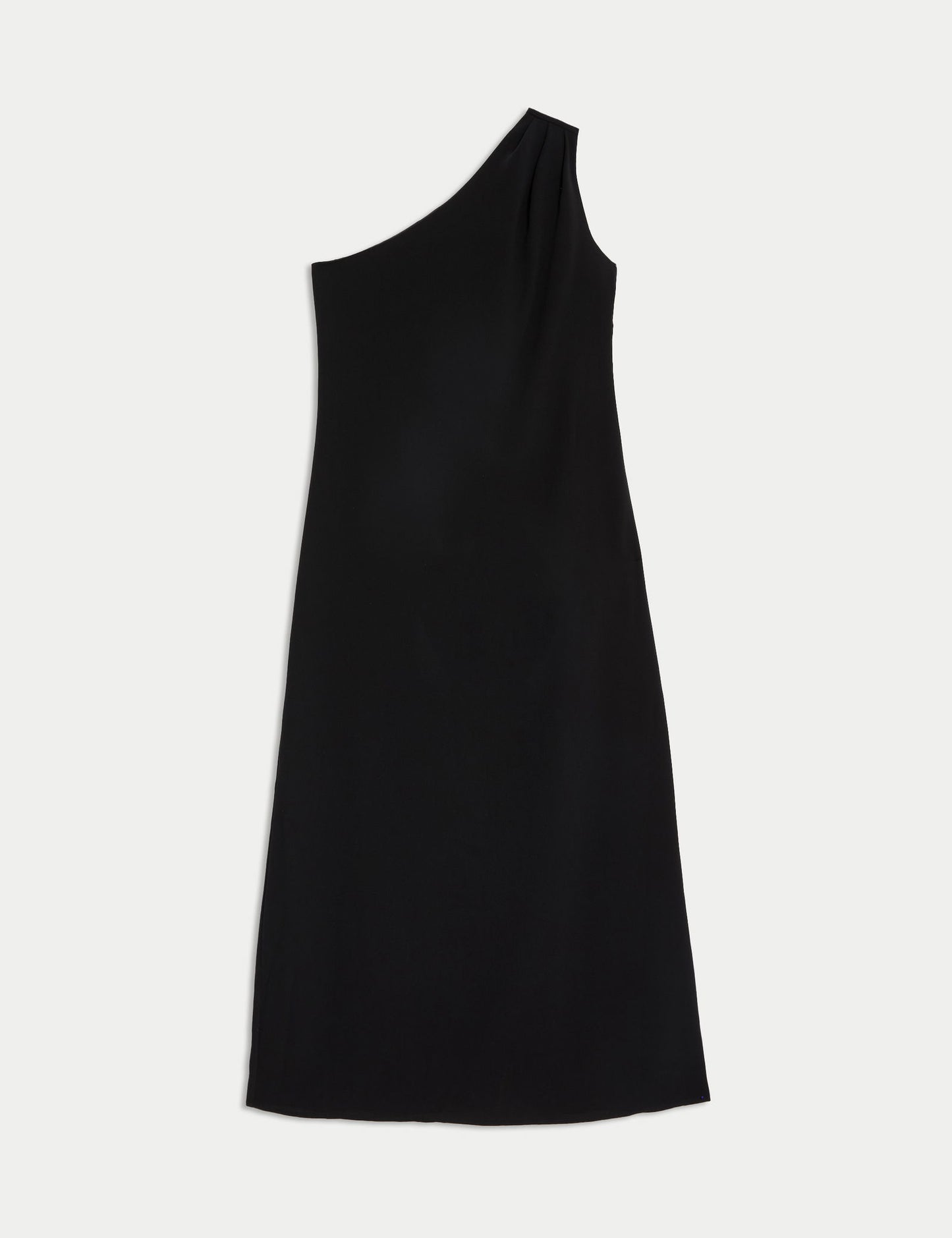 Regular Fit Tek Omuz Midi Elbise