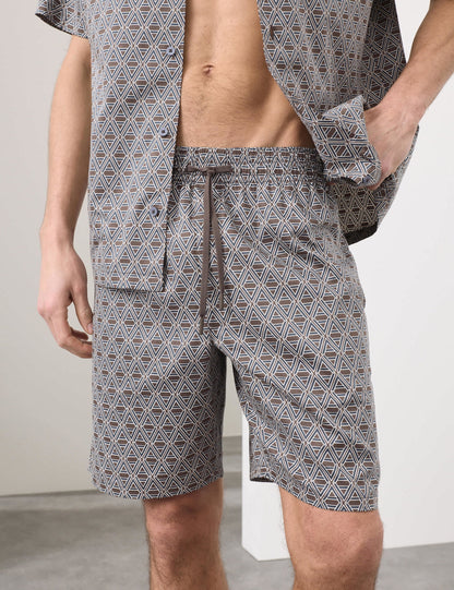 Autograph Desenli Pijama Şortu
