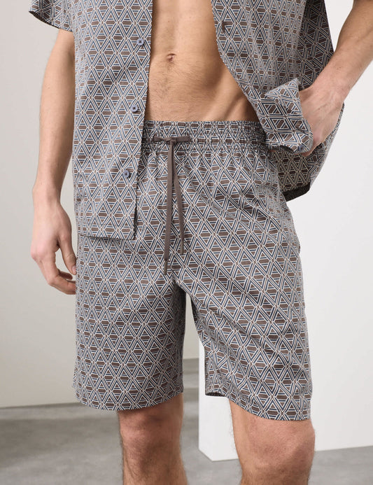 Autograph Desenli Pijama Şortu