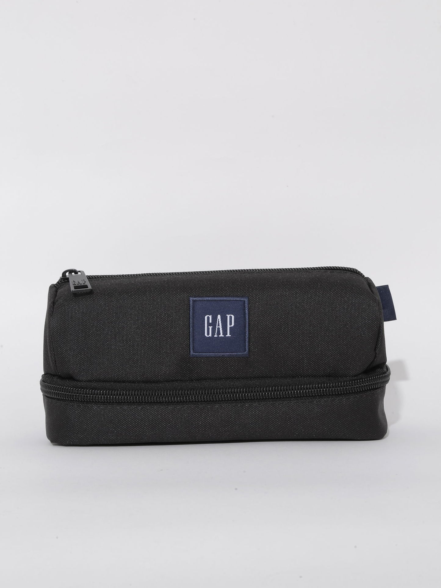 Siyah Gap Logo Çift Bölmeli Kalem Kutusu