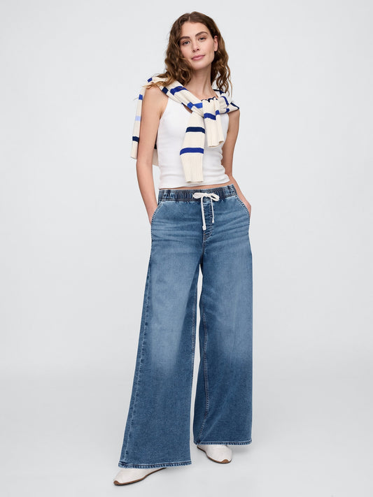 Mavi High Rise Baggy Jean Pantolon