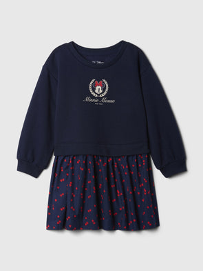 Lacivert Gap × Disney Minnie Mouse Sweatshirt Elbise