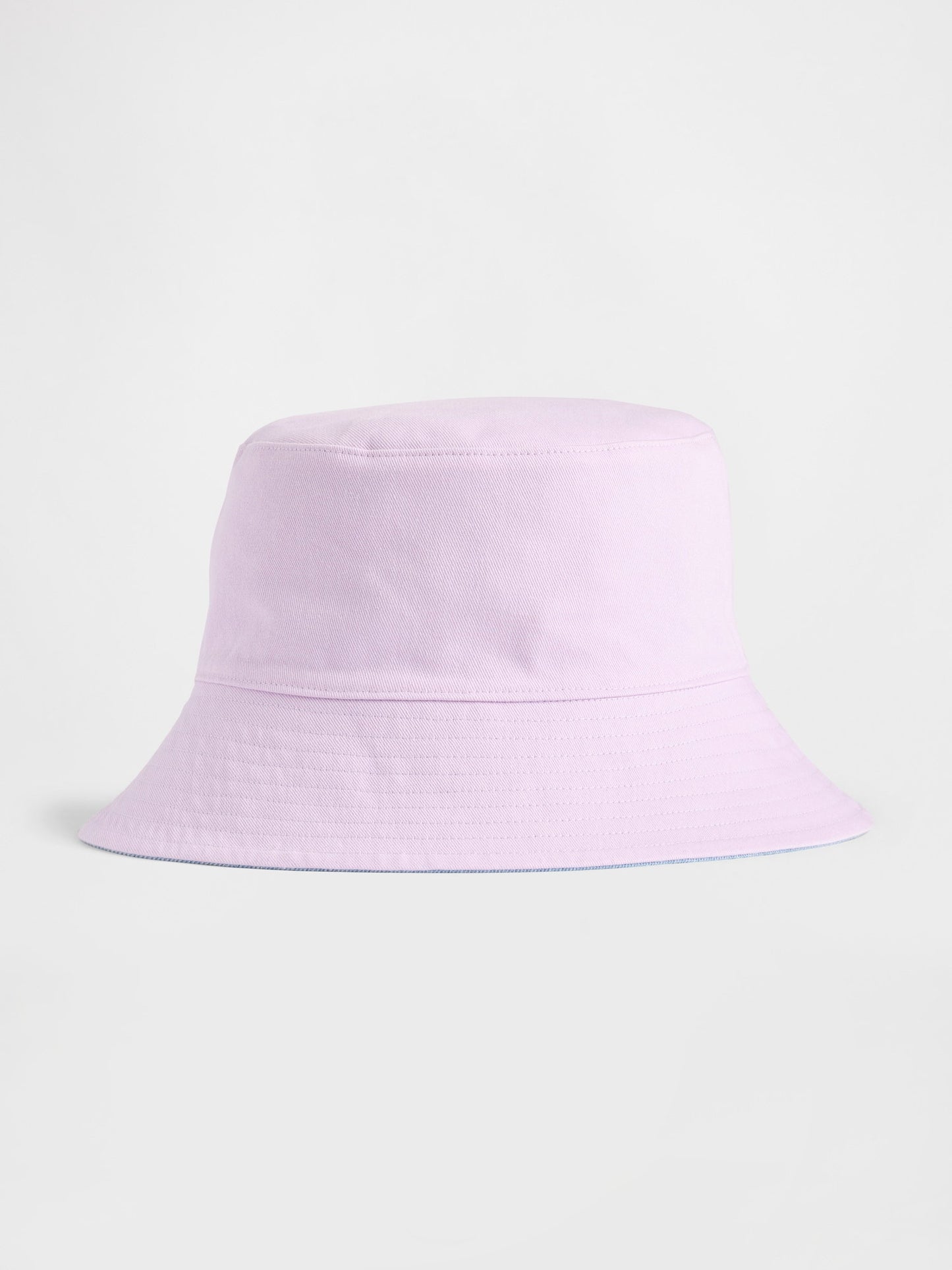 Açık Mavi Reversible Denim Bucket Şapka