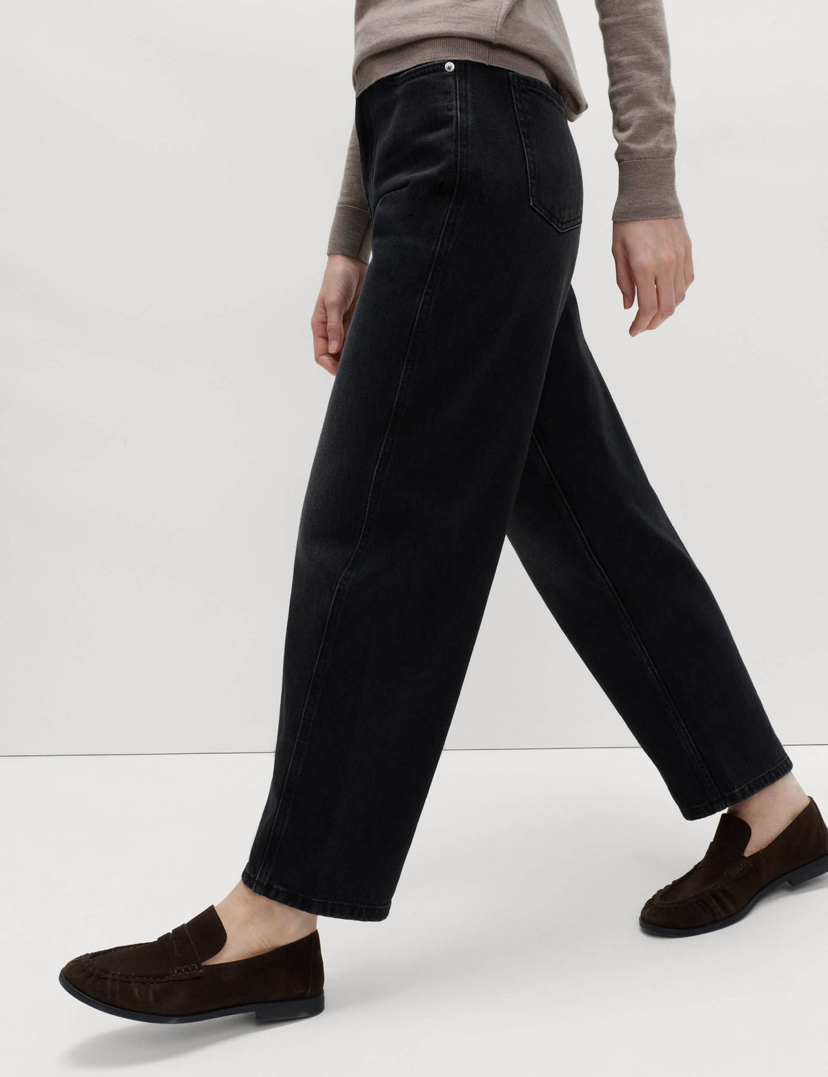 Yüksek Bel Carrot Leg Jean Pantolon