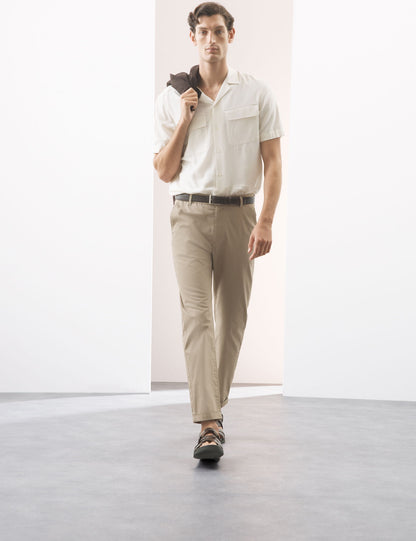 Lightweight Tapered Fit Lastikli Bel Pantolon
