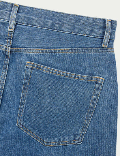 Pamuklu Barrel Leg Jean