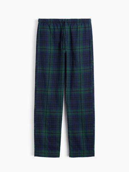 Yeşil Relaxed Flannel Pijama Altı