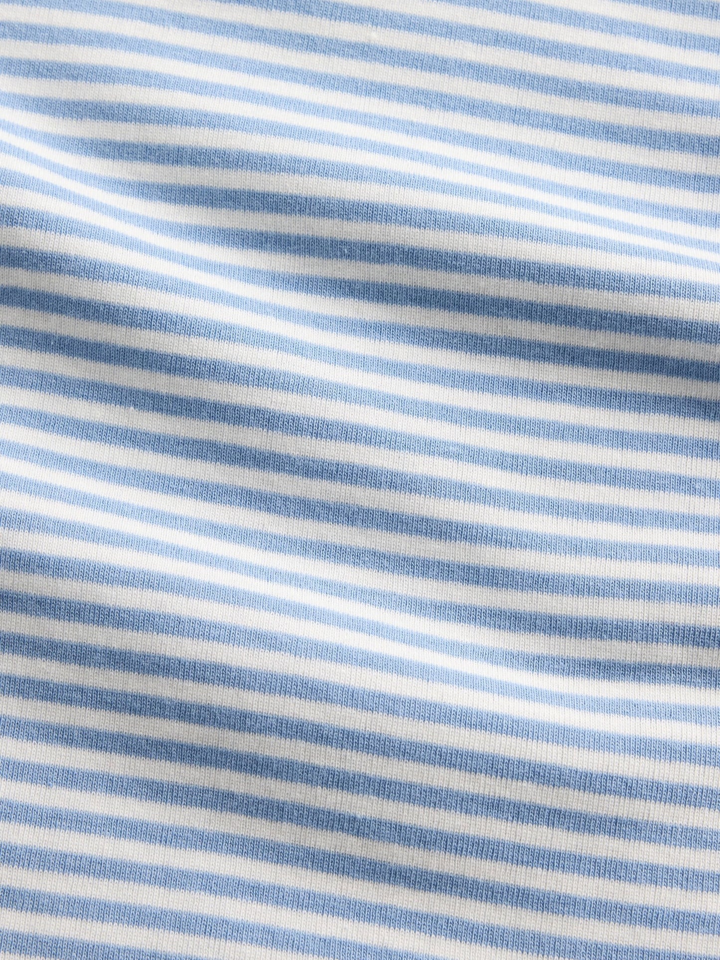 Açık Mavi Modern Bisiklet Yaka T-shirt