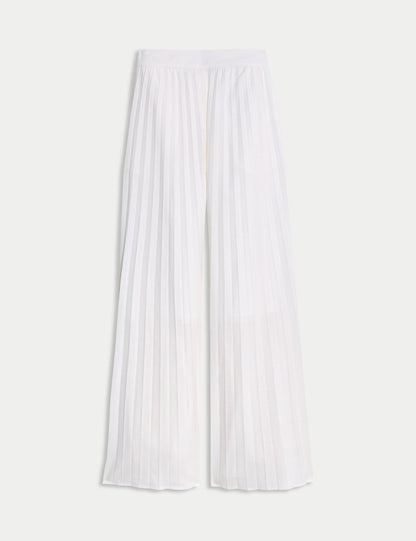 Linen Pleat Pantolon