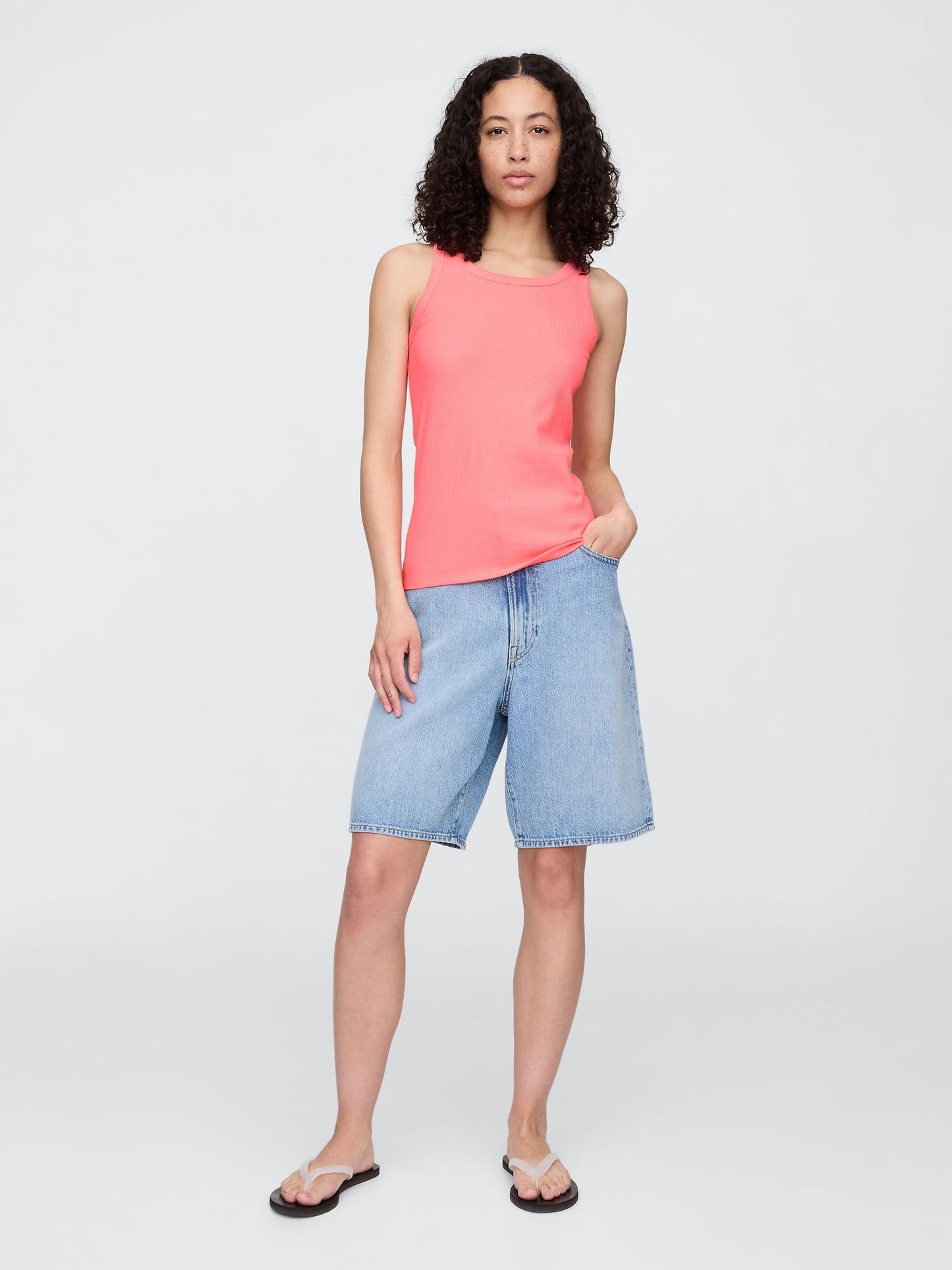 Açık Pembe Halter Yaka Atlet