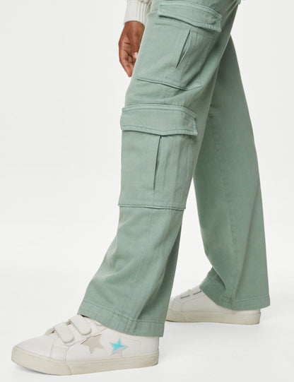 Straight Denim Kargo Jean (6-16 Yaş)