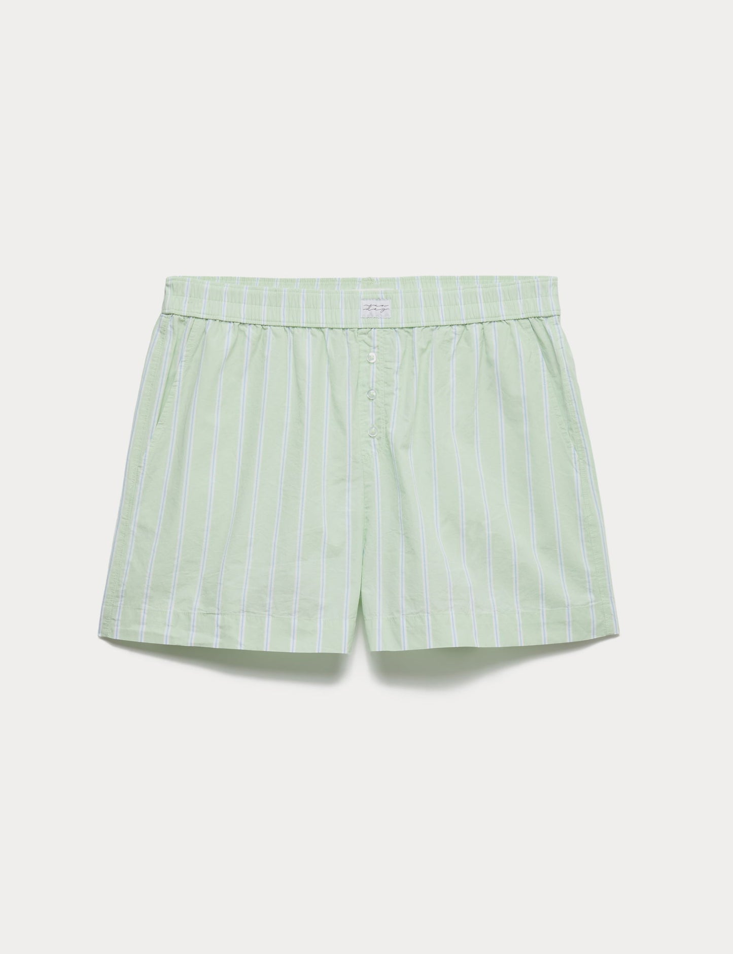 Çizgili Pijama Şortu
