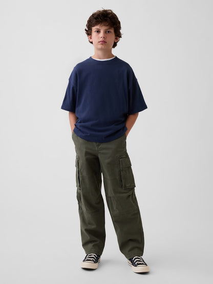 Haki Loose Kargo Pantolon
