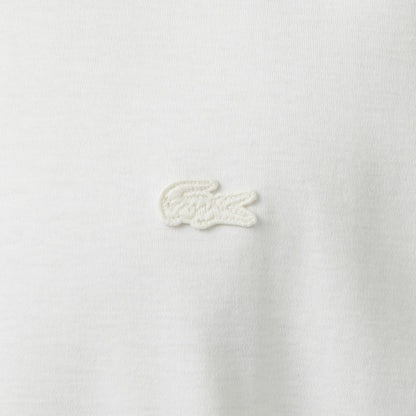 Lacoste Erkek Oversize Fit Bisiklet Yaka Beyaz T-shirt