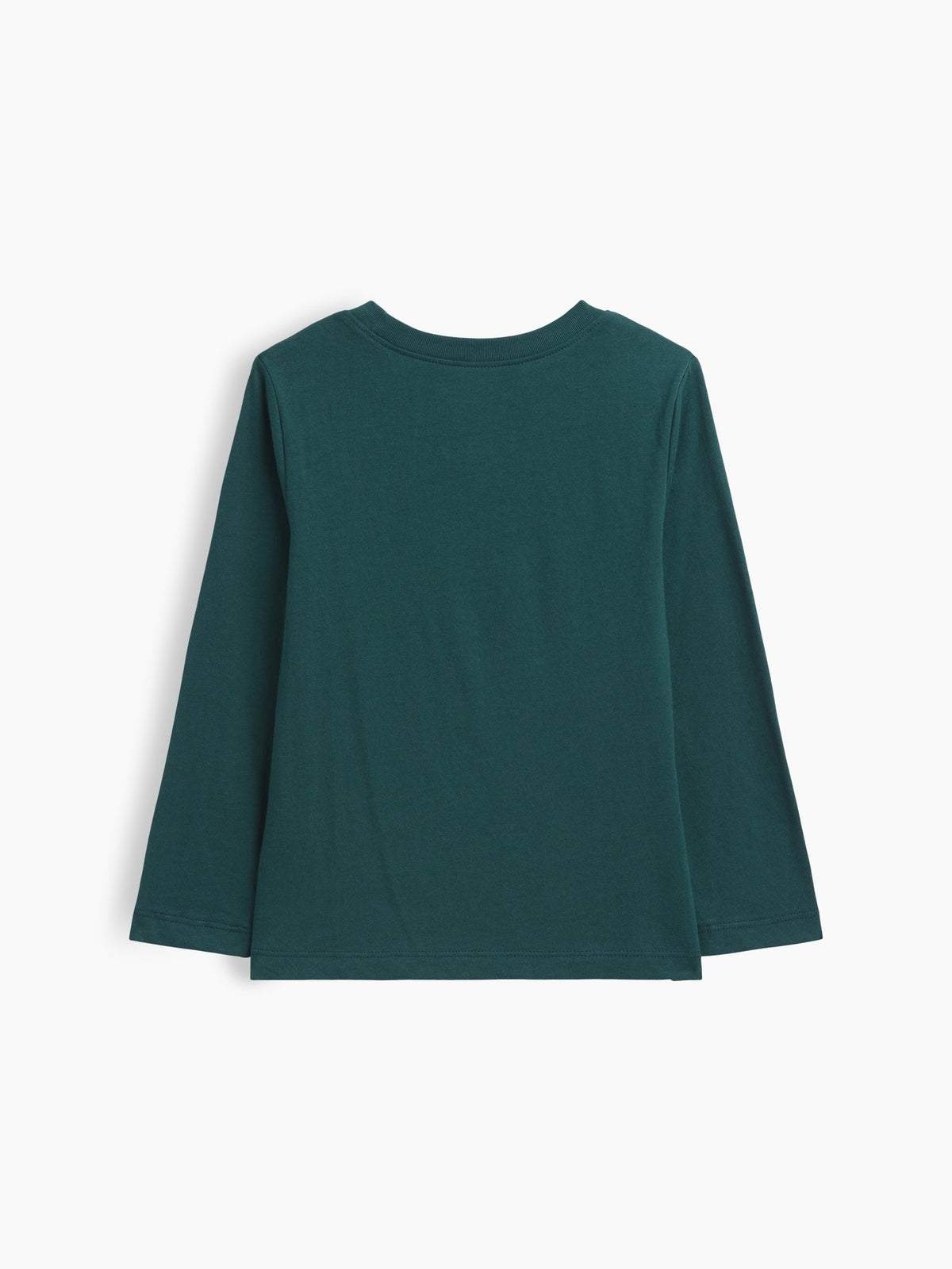 Koyu Yeşil Bisiklet Yaka T-shirt
