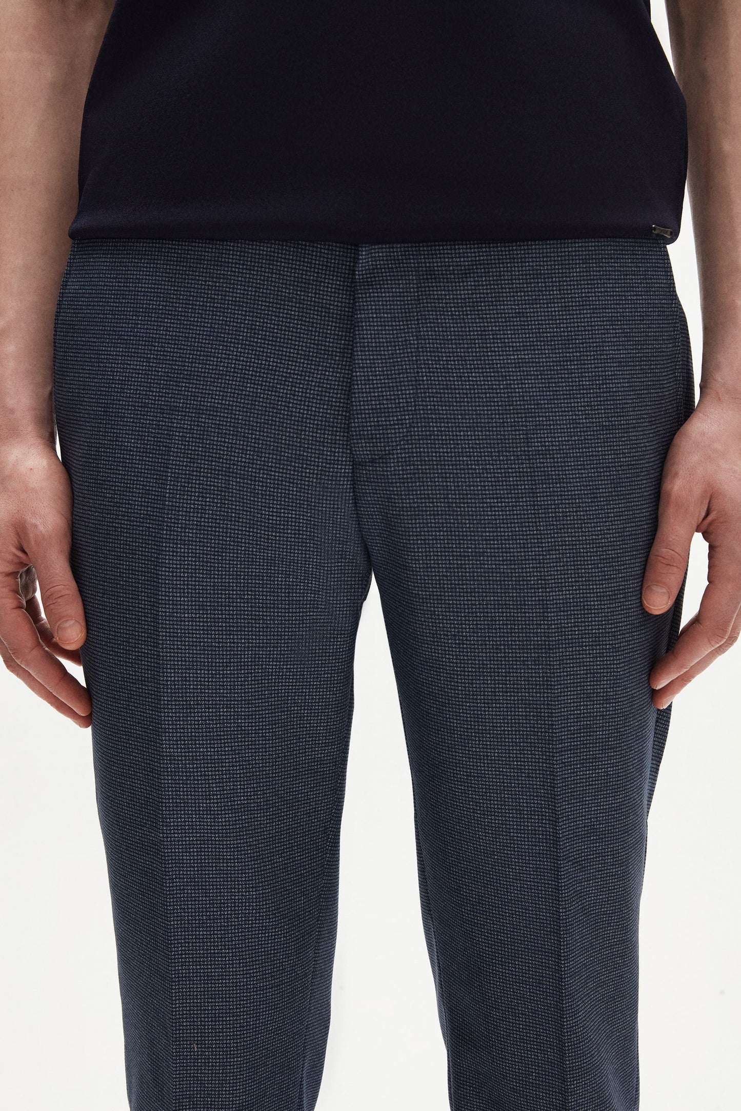 Tween Slim Fit Lacivert Kumaş Pantolon