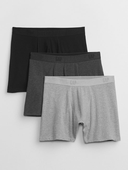 Siyah 3'lü Boxer Seti