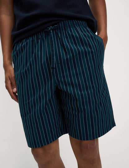 Pamuklu Kısa Kollu Pijama Takımı