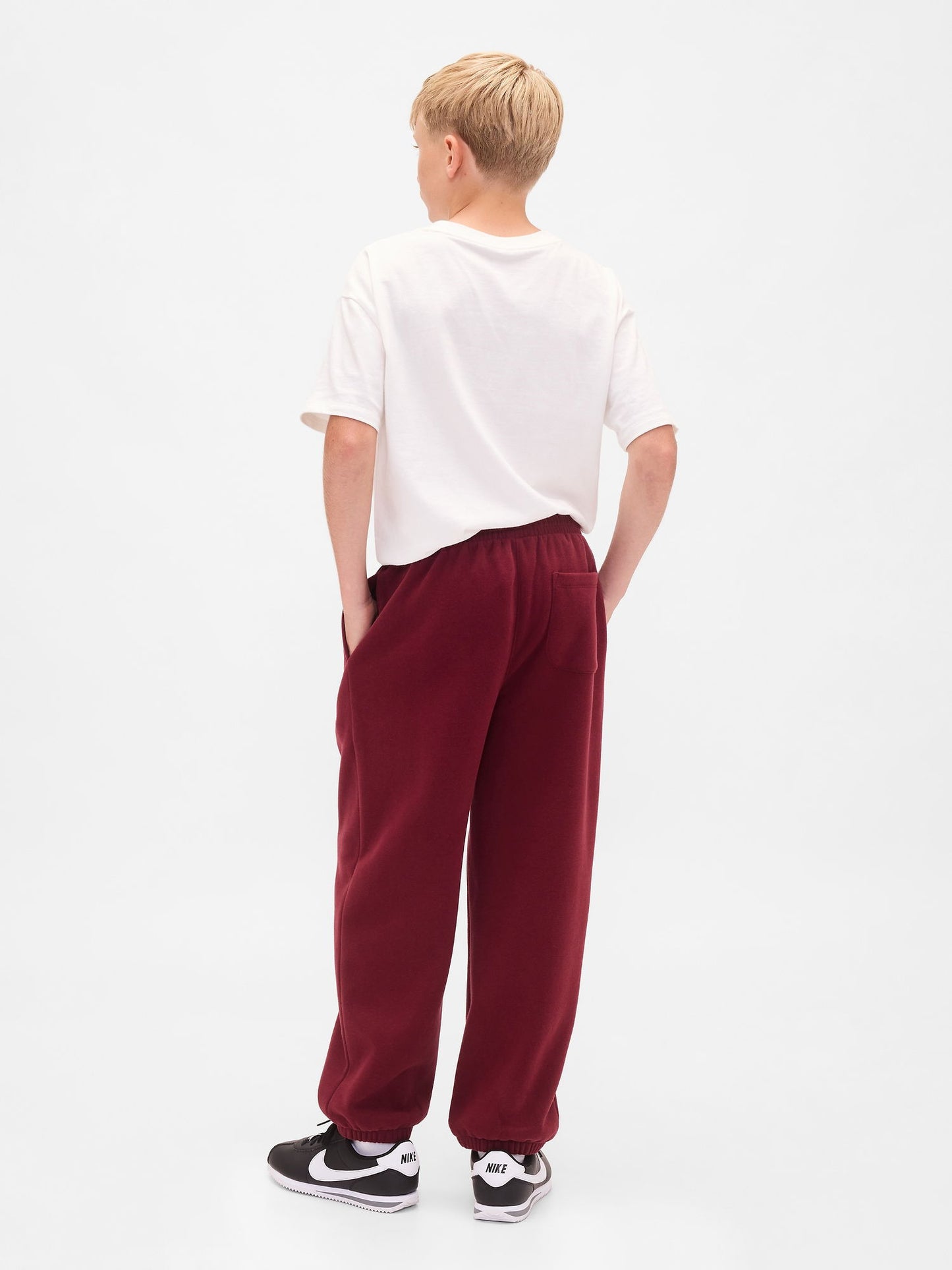 Kırmızı Vintagesoft Baggy Eşofman Altı