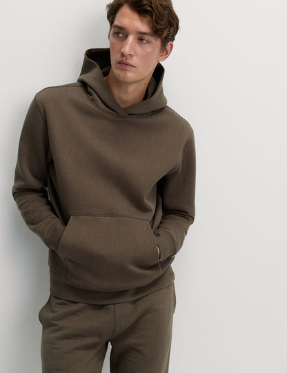 Pamuk Karışımlı Kapüşonlu Sweatshirt