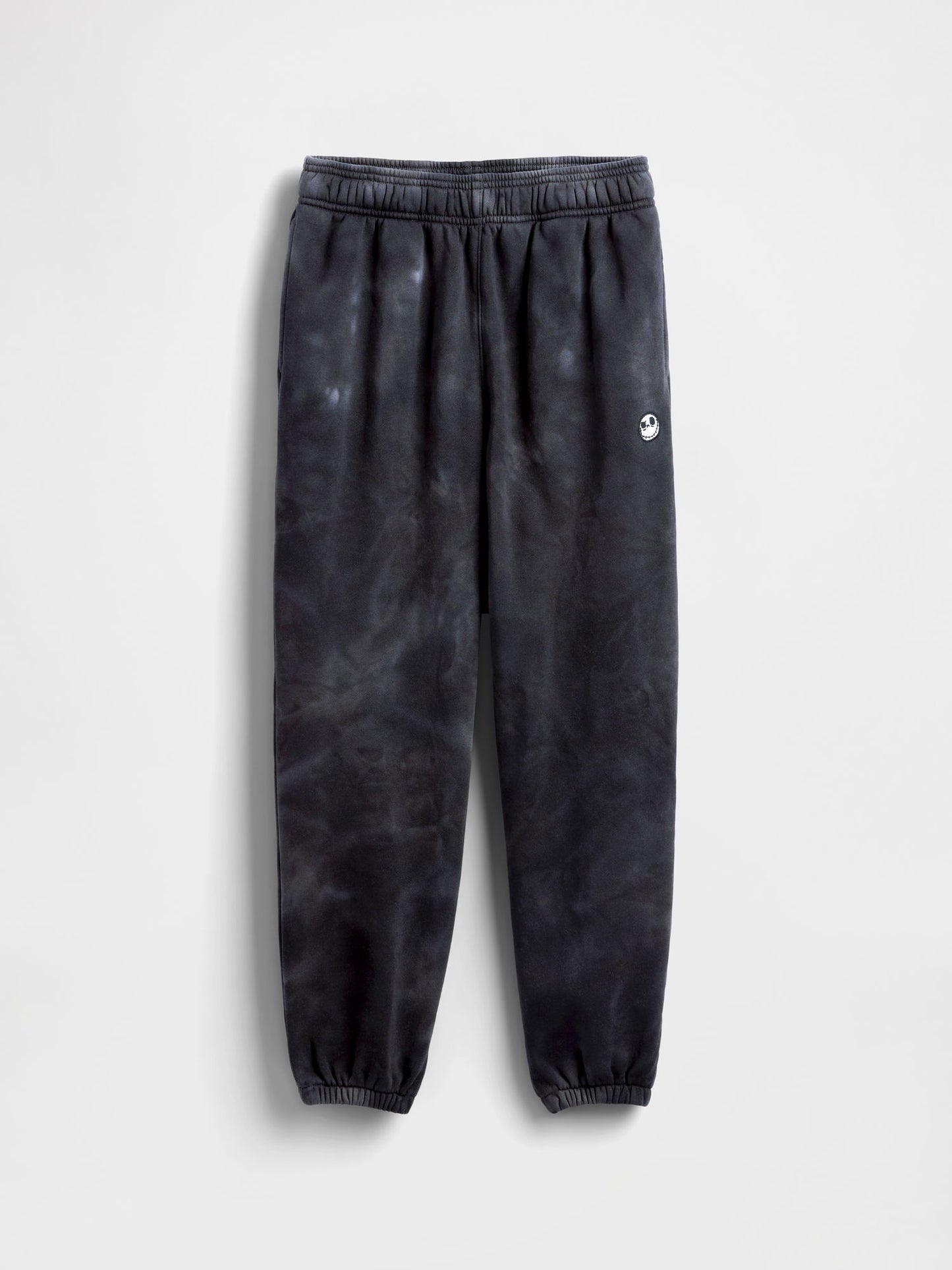 Siyah Gap × Disney Tim Burton’s The Nightmare Before Christmas Vintagesoft Skull Baggy Jogger Eşofman Altı