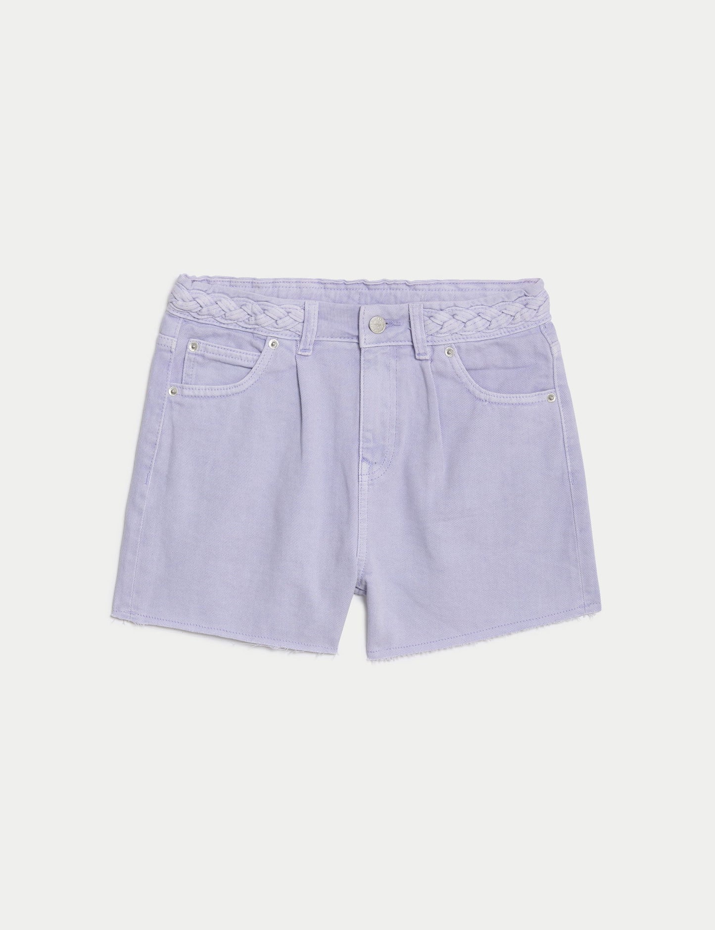 Saf Pamuklu Denim Şort (6-16 Yaş)