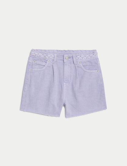 Saf Pamuklu Denim Şort (6-16 Yaş)