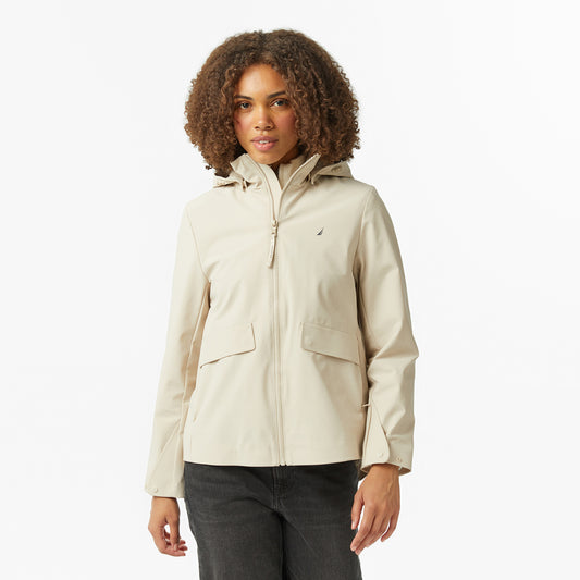 Nautica Kadın Krem Regular Fit Mont