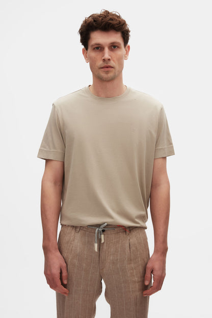 Damat Regular Fit Vizon %100 Pamuk Merserize T-shirt