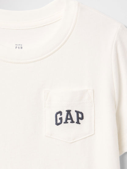 Beyaz Gap Logo T-shirt