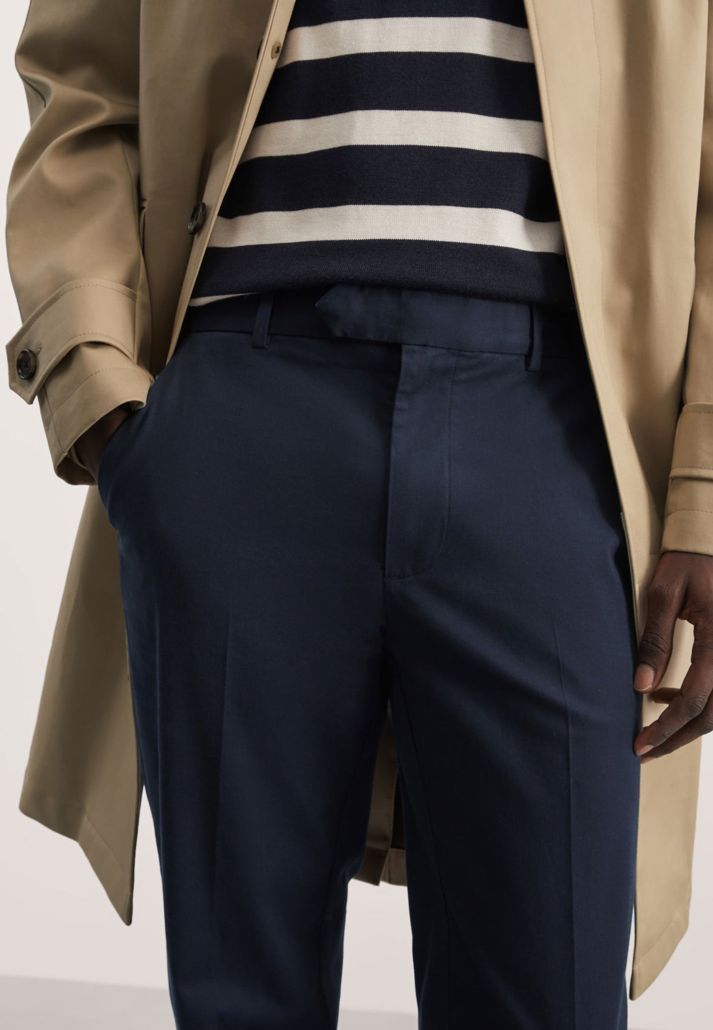 Tapered Fit Italian Chino Pantolon