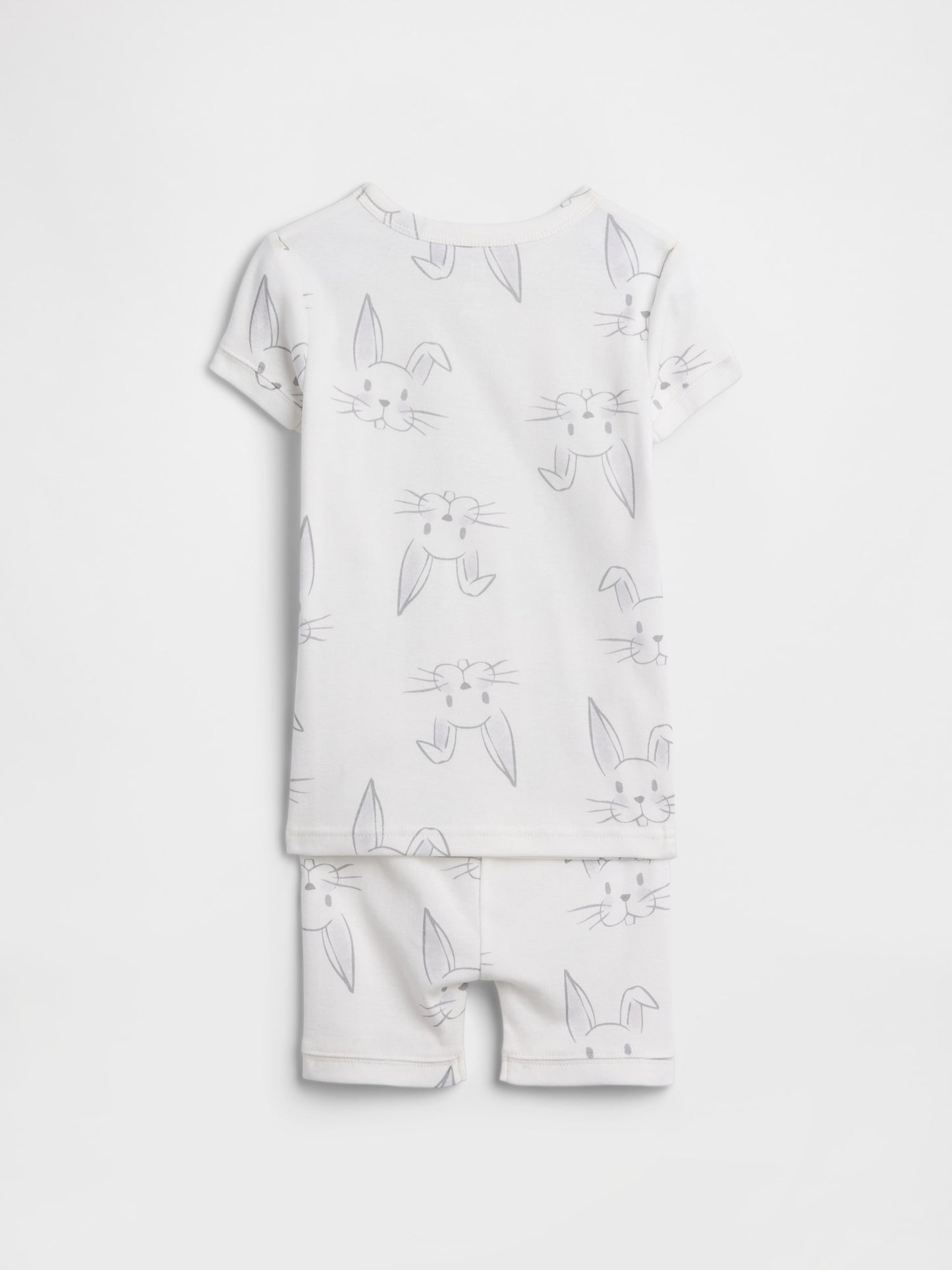 Beyaz %100 Organik Pamuk Pijama Takımı