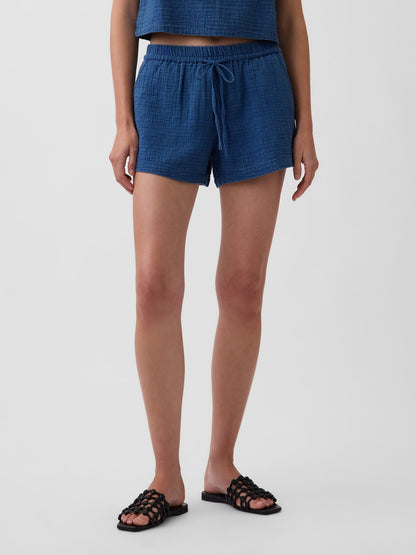 Mavi 4 Pamuk Gauze Denim Easy Şort