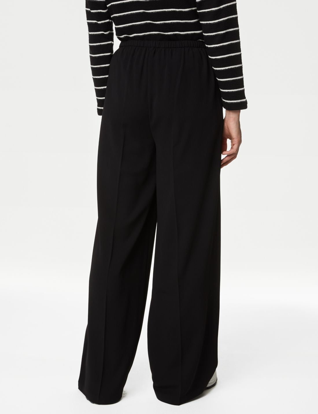 Yüksek Bel Wide Leg Pantolon
